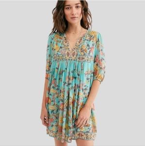 Spell Hendrix Tunic Dress Sky turqoise